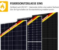 Zu sehen sind die Photovoltaik-Modul von Bauer.