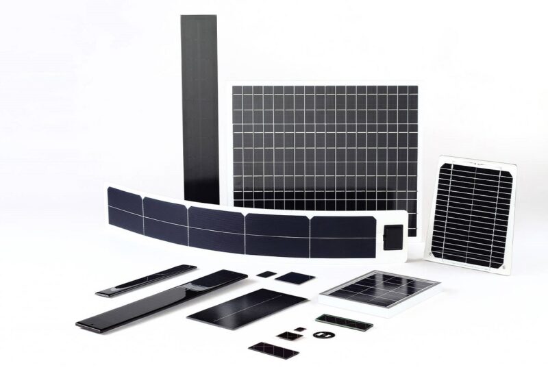 Im Bild Mini-Solarmodule von Budasol.