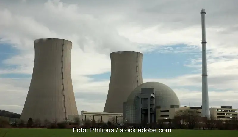 Im Bild ein Atomkraftwerk, die Union hat ein Positionspapier zur Energiepolitik vorgestellt.