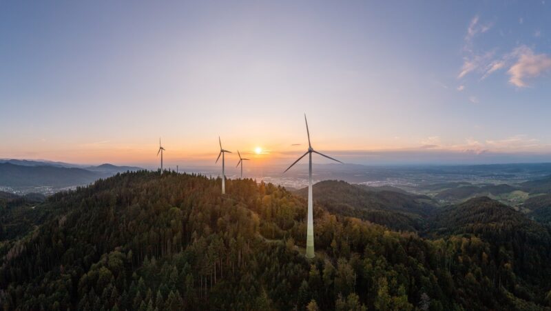 Im Bild ein Windpark als Beispiel für die Kooperation von Encavis und Badenova.