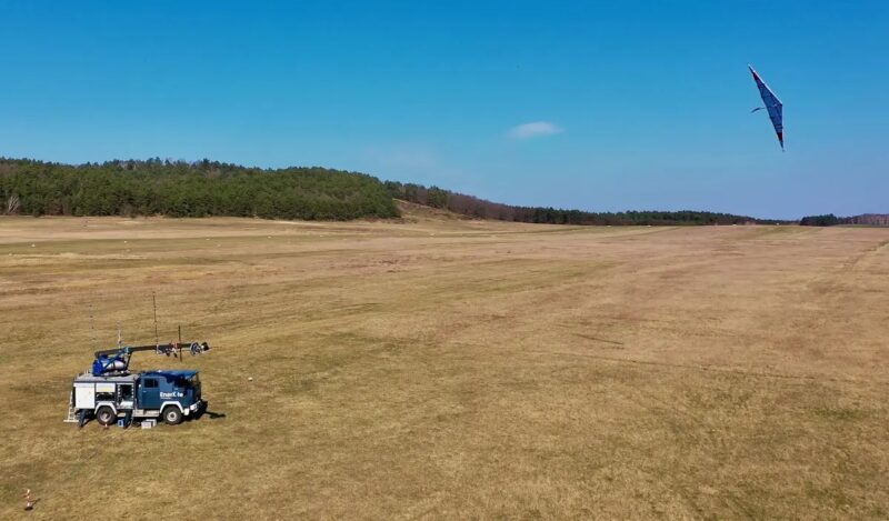 Flugwindenergie-Anlage von Enerkite