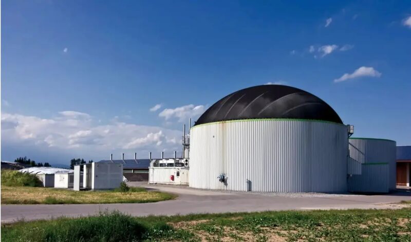 Im Bild eine Biogasanlage, Envitec Biogas blickt optimistisch ins Jahr 2025.