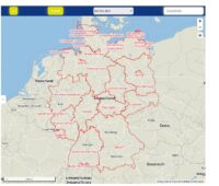 Im Bild die Interaktive Karte zur Beteiligung von Kommunen an Windenergie nach § 6 EEG 2023.