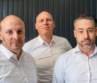 Die drei Geschäftsführer von Febesol: Daniel Fellhauer, Thomas Kercher und Daniel Bender (von links nach rechts)