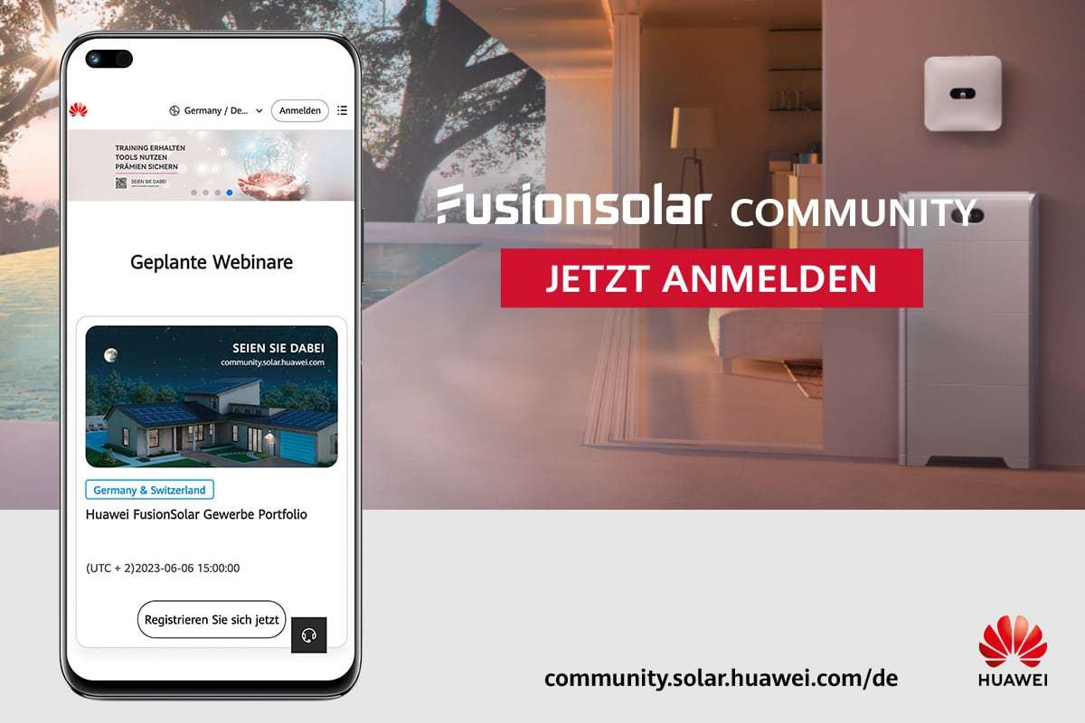 Die HUAWEI FusionSolar Community: Ihr Tor in die Produktwelt von FusionSolar  - Solarserver