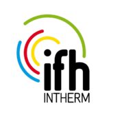 Die IFH/Intherm muss wegen der Corona-Epidemie verschoben werden. Zu sehen ist das Logo der Messe.