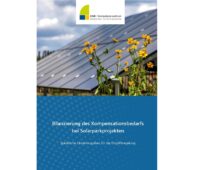 Cover der Publikation Bilanzierung des Kompensationsbedarfs bei Solarparkprojekten.