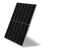 Zu sehen ist ein LG Mono X Plus Photovoltaik-Modul.