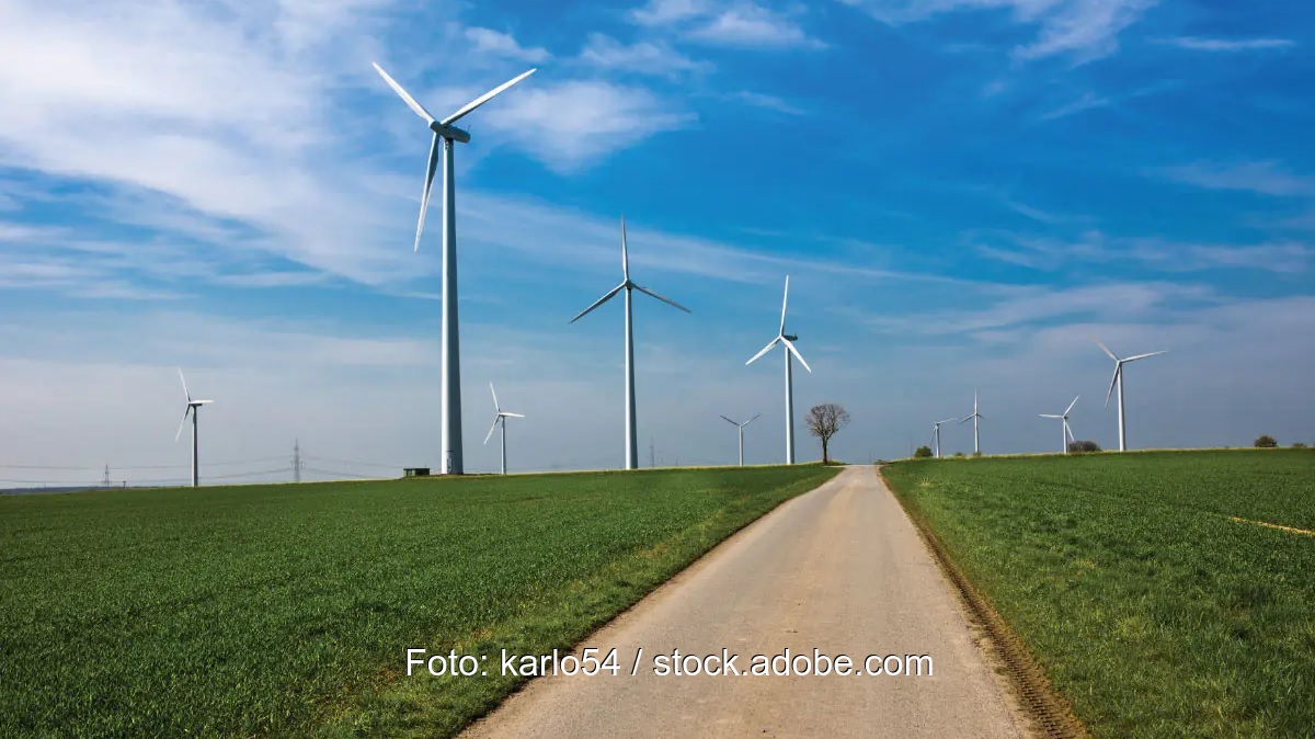 Im Bild ein Windpark, Nextwind ist auf das Repowering spezialisiert.