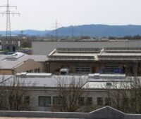 Photovoltaik-Anlage auf einem Flachdach