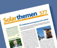 Titelseite der Solarthemen-Ausgabe 577