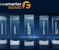 Im Bild die Kategorien des The smarter E Award 2025.