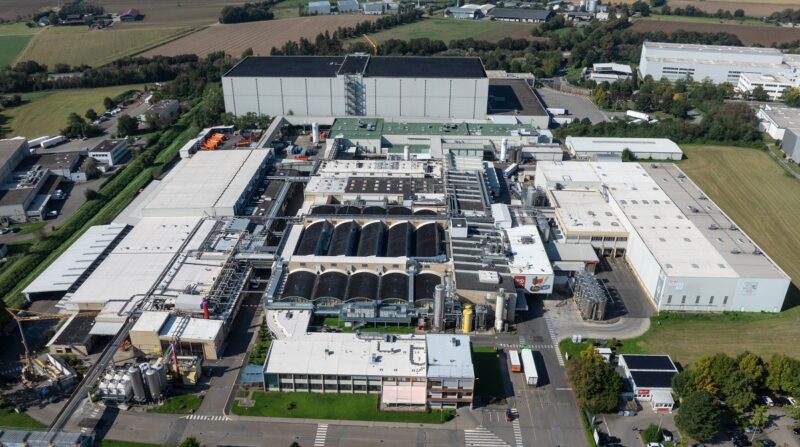 m Bild das Tiefkühllager von Unilever in Heppenheim, das als Energiespeicher dient.