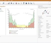 Im Bild GeoT*Sol, Valentin zeigt die neueste Version der Software auf der ISH 2025.