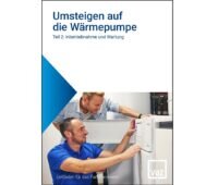 Im Bild das Cover vom VdZ-Leitfaden „Umsteigen auf die Wärmepumpe ⎼ Teil 2“.