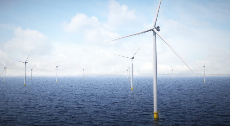 Im Bild ein Offshore-Windpark von Vattenfall, das Unternehmen stellt auf der WindEnergy Hamburg Initiativen vor, die die Biodiversität in Windparks verbessern sollen.