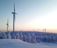 Zu sehen ist einer der Windparks von Nordex in Finnland.