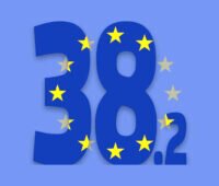 Grafik 38,2 mit Europaflaggen-Design